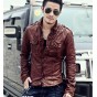 Brand Mens Comfortable Genuine Leather Jacket Air Force Clothing Motorcycles Real Sheepskin Coat Top Quality 2018 New