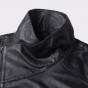 2018 Men New British Style Zipper Genuine Leather Jacket Sheepskin Top Quality Fashion Brand Design Men Leather Jacket Casual