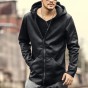 New Men 2018 Autumn Winter Coat Men Casual Cotton Fashion Solid Brand Design Coat Men Outwear Long Slim Warm Windproof Coat