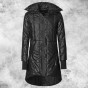 Men British Style Black Long Removable Hooded Warm Thick Coat Metrosexual Man Cotton New Design Winter Outwear Coat Slim Fashion