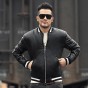 2018 Men Winter Cotton Warm Thick Slim Coat Men Padded Baseball Sense Of Technology Silver Fold Sleeve Casual Zipper Brand Coat