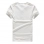 Brother Wang Summer New Mens V-Neck T-Shirt Fashion Slim Bamboo Cotton Short Sleeve T-Shirt Brand Mens Clothing