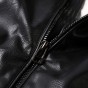 2017 Men Autumn Fashion Slim PU Leather Short Jacket Metrosexual Man Motorcycle Bikers Casual New Zipper Black White Jacket