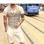 New Mens Slim Vest Suit Single Row Button Casual Linen Vest Waistcoats Mens Brand Sleeveless Jacket British Spring Suit Vest