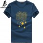 Pioneer Camp Fashion Summer Short T Shirt Men Brand Clothing Cotton Comfortable Male T-Shirt Print Tshirt Men Clothing 522056