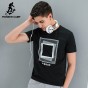 Pioneer Camp Men T-Shirt Brand Clothing 2017 Summer New Fashion Geometry Design Mens T Shirt Loose Print Tshirts Male