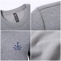 Pioneer Camp New Autumn Winter Fashion Men Hoodies Casual Cotton Thicken Fleece Male Pullover Tracksuit Mens Crewneck Sweatshirt