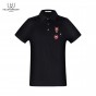 HELLEN&WOODY Luxury Short-Sleeved Polo Shirt Summer New Fashion Badge Lapel High Quality Pure Cotton Embroidery Mens Clothing