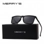 MERRY'S DESIGN Men Polarized Rectangle Sunglasses 100% UV Protection S'8296