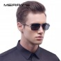 MERRY'S Men Aluminum Polarized Sunglasses EMI Defending Coating Lens Classic Brand Driving Shades S'8714