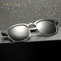 VEITHDIA Retro Unisex Aluminum Magnesium Mens Sunglasses Polarized Vintage Eyewear Accessories Sun Glasses For Men Women 6690