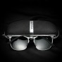 VEITHDIA Unisex Retro Aluminum Magnesium Brand Sunglasses Polarized Lens Vintage Eyewear Accessories Sun Glasses Men/Women 6630