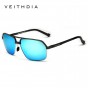 VEITHDIA Men's Aluminum Magnesium Alloy Polarized Sunglasses Men Square Vintage Male Sun glasses Eyewear Accessories Google 6521