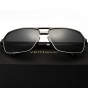 VEITHDIA Men's Aluminum Magnesium Alloy Polarized Sunglasses Men Square Vintage Male Sun glasses Eyewear Accessories Google 6521