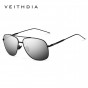 VEITHDIA Brand Men's Vintage Sunglasses Square Polarized UV400 Lens Eyewear Accessories Male Sun Glasses For Men/Women V2495