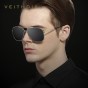 VEITHDIA Brand Men's Vintage Sunglasses Square Polarized UV400 Lens Eyewear Accessories Male Sun Glasses For Men/Women V2495