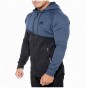 NANHSA Men Gyms Hoodies Gyms Fitness Bodybuilding Sweatshirt Crossfit Zipper Sportswear Male Workout Hooded Thick Jacket