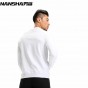 NANSHA Brand Men Gyms Hoodies Long Sleeve Clothing Men Pullover Letter Print Casual Sweatshirt Muscle Men's Slim Fit Sportswear