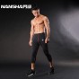 NANSHA Brand Men's Compression Cropped Trousers Base Layer Fitness Joggers Pants  Leggings Workout Finess Gyms Tights Sportswear