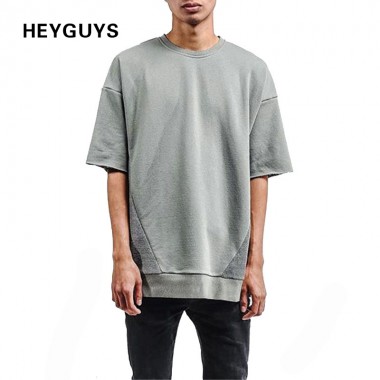 HEYGUYS 2018 thick high quality old render joker plus long short sleeve TEE shirt T-shirt men fashion street wear new hot