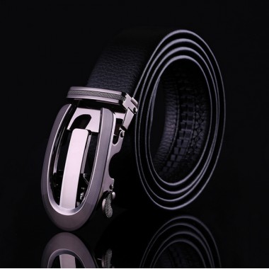 europen style 2015 fashion Men's genuine leather cowhide belt luxury brand gentleman Business belt black jeans belt for men 120