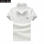 Men's Casual Polo Shirt Cotton Slim Fashion Solid Color Business Polo Shirt Summer Big Size Brand Cotton Top Polo Shirt 4XL 5XL