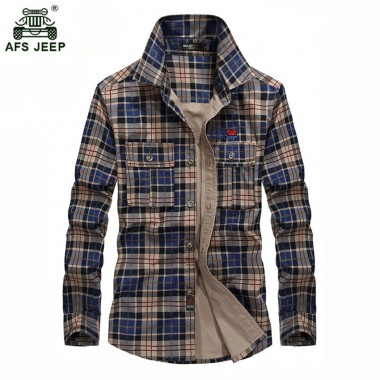 Men Plaid Shirt Camisas 2017 New Arrival Men's Fashion Plaid Long-sleeved Shirt Male Casual High Quality Shirt 83 D