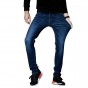 Brother Wang Men's Brand Jeans 2018 New Male Dark Blue Slim Stretch Large Size Leisure Jeans 40 42