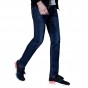 Brother Wang Men's Brand Jeans 2018 New Male Dark Blue Slim Stretch Large Size Leisure Jeans 40 42