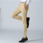 Brother Wang Brand 2018 New Men's Slim Cotton Casual Pants Fashion Business Work Elastic Male Trousers black Khaki sky blue 986