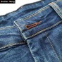 Brother Wang 2018 Summer New Hole Denim Shorts Male Fashion and Leisure Elasticity Large Size Brand Jeans 32-48