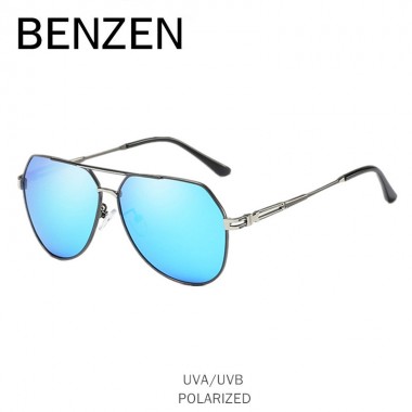 BENZEN HD Polarized Sunglasses Men Brand Designer Sun Glasses For Male Classic Glasses For Driving Black With Case 9296