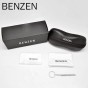 BENZEN HD Polarized Sunglasses Men Brand Designer Sun Glasses For Male Classic Glasses For Driving Black With Case 9296