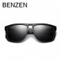 BENZEN Polarized Sunglasses Men Square Sun Glasses For Men Women Driving Glasses Goggles Driver Eyewear Black With Case 9260