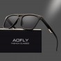 AOFLY Square Vintage Polarized Sunglasses Male Unisex Sunglasses Fashion Brand Designer UV400 Driving Eyewear Oculos AF8043