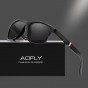 AOFLY BRAND DESIGN Men Sunglasses Polarized Mirror Lens Square Frame Sun Glasses Vintage Goggles Classic Gafas Oculos AF8070