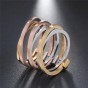 Modyle 2018 New 316L Titanium Stainless Steel Rings for Women Men Wedding Jewelry Special Design Colorful Ring