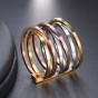 Modyle 2018 New 316L Titanium Stainless Steel Rings for Women Men Wedding Jewelry Special Design Colorful Ring