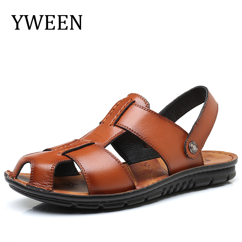 mens leather beach shoes