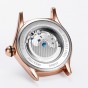 Reef Tiger Top Brand Luxury Women Watches Pink Dial Leather Strap Mechanical Watch Rose Gold Fashion Watch reloj mujer RGA7105