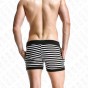 BRAND NEW SEOBEAN MEN'S COTTON SHORTS STRIPED CASUAL SHORTS