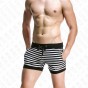 BRAND NEW SEOBEAN MEN'S COTTON SHORTS STRIPED CASUAL SHORTS