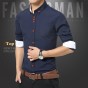 Mens Dress Shirts Solid Classic Fit Shirts Social Chemise Homme Pink Casual Shirt Mens Plus Size Formal Shirt Brand Menswear 538