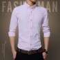 White Office Shirts Work Cotton Dress Shirt Men Long Sleeve Fashion Brand Social Shirts Slim Fit Casual Men Shirt Plus Size 515