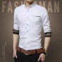 Long Sleeve Men Shirt Cotton Social Shirts Dress Shirts  Brand Clothing Camisa Social Masculina Leisure Camisas Hombre 469