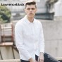 2017 New Spring Casual Shirts Men Slim Long Sleeve Dress Fit Male Shirt Turndown Collar Cotton Shirt British Fashion Clothes 401