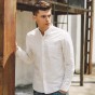 2017 New Spring Casual Shirts Men Slim Long Sleeve Dress Slim Fit Male Shirt Brand Business Soft Cotton Shirts Mens Wear 403