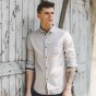 Men'S Shirt Social Turn Down Collar Camisa Social Shirt Masculina Chemise Homme Plus Size Spring New Arrival Slim Fit Shirts 289