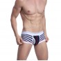 SEOBEAN Men's cotton striped boxer underwear Low-rise boxer 2 Colors NO237