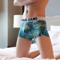 3PC/LOT WJ Brand new men's cotton boxers sexy men underwear